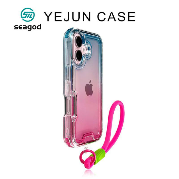 SEAGOD 3C iPhone Case with Lanyard Compatible iPhone 16 15 14plus 13 12 11 ProMax XR XsMax