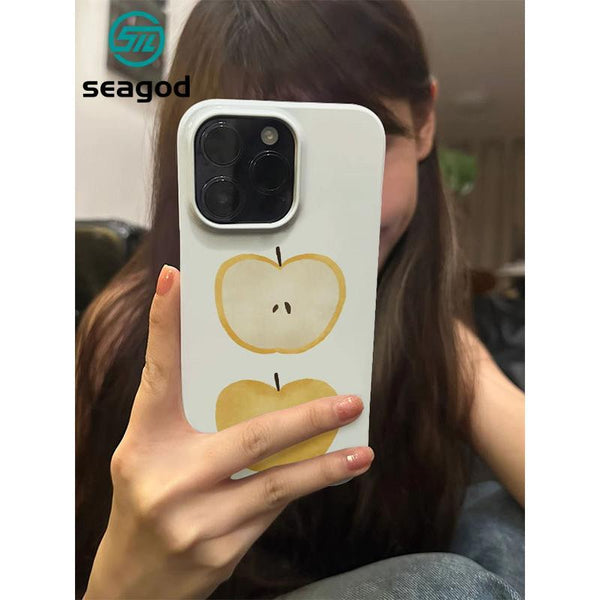 SEAGOD 3C iPhone Case Yellow Compatible with iPhone 11 12 13 14 15 16 Pro Max