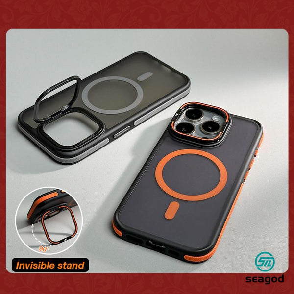 iPhone Case SEAGOD 3C Durable Standing Cover Compatible iPhone 16 15 14 13 12 Pro Max