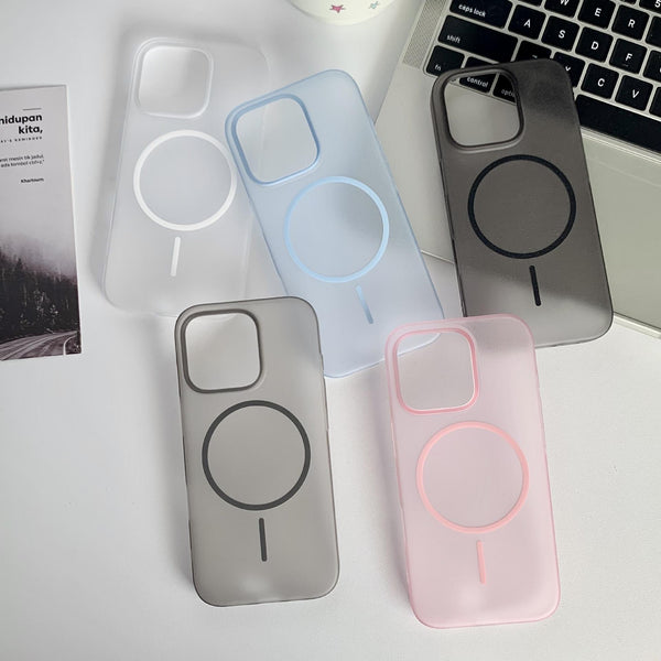 iPhone Case SEAGOD 3C Compatible 16 Pro Max Ultra Thin Magnetic Ring