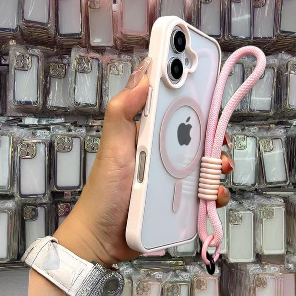 SEAGOD 3C iPhone Case Magsafe Wrist Strap Fits iPhone 16 15 14 13 12 Models